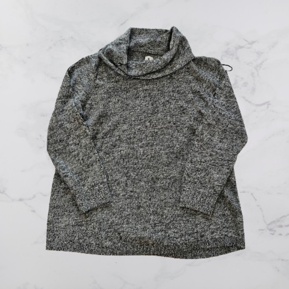 DC Jeans Size X Split Sleeve Cowl Neck Sweater - Picture 2 of 8